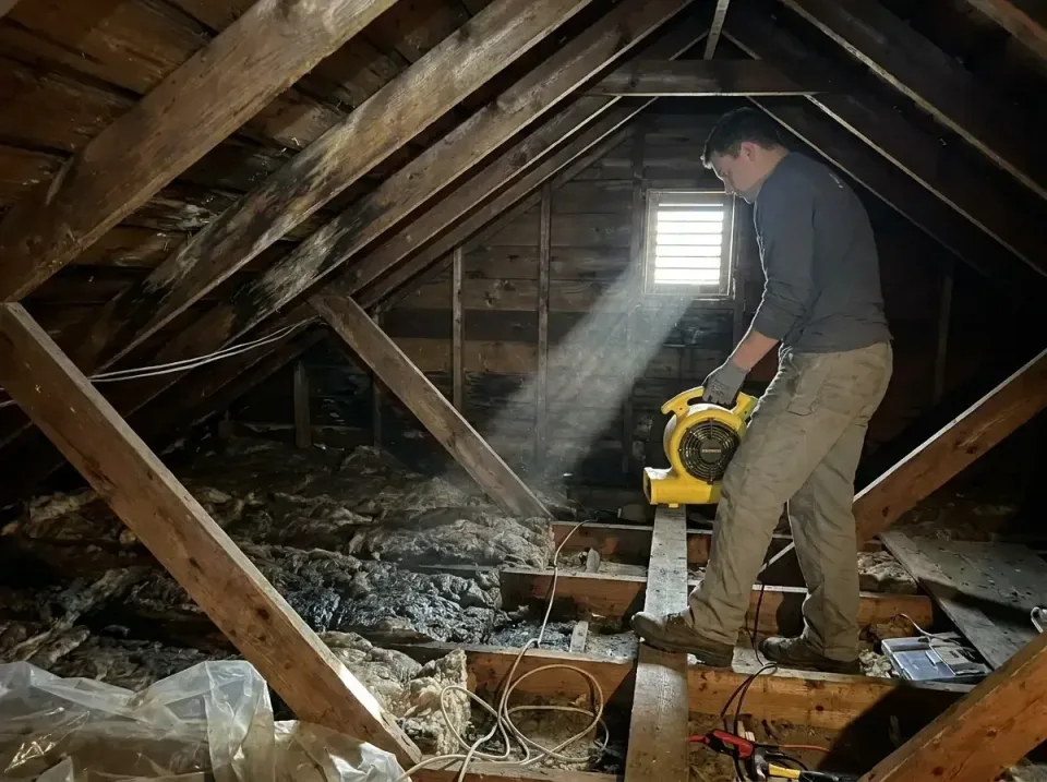 attic-water-damage-drying-proc-007 — frequently asked questions, Emergency Water Extraction & 24/7 Flood Response in Thonoto…